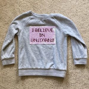 Girls Sequin-flip Sweatshirt Size 116 (5-6)